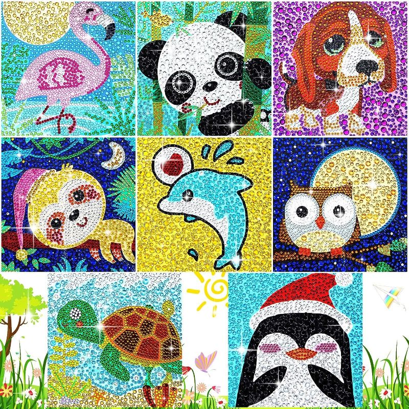 Photo 1 of 5D Diamond Painting Kits for Kids Diamond Art Kits Animal Gem Painting Kit Crystal Easy to DIY Painting by Number Kits Home Wall Decoration
STOCK IMAGE FOR COMPARISON PURPOSES ONLY
STYLES MAY VARY
