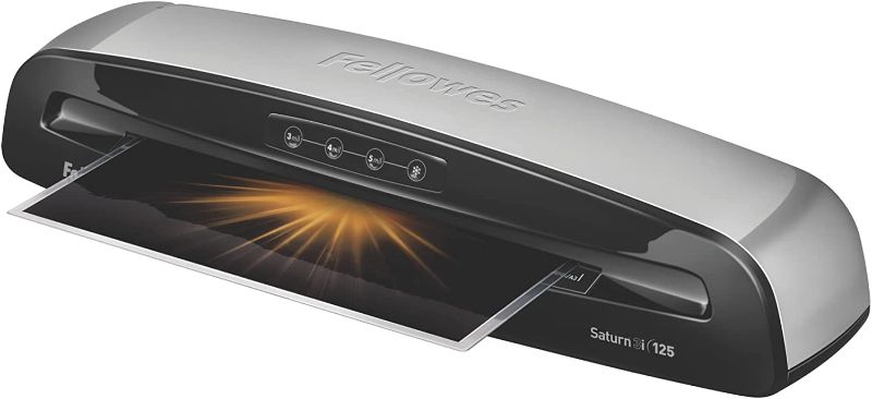 Photo 1 of Fellowes Saturn 3i 125 Thermal Laminator Machine with Self-Adhesive Laminating Pouch Starter Kit, 12.5 inch