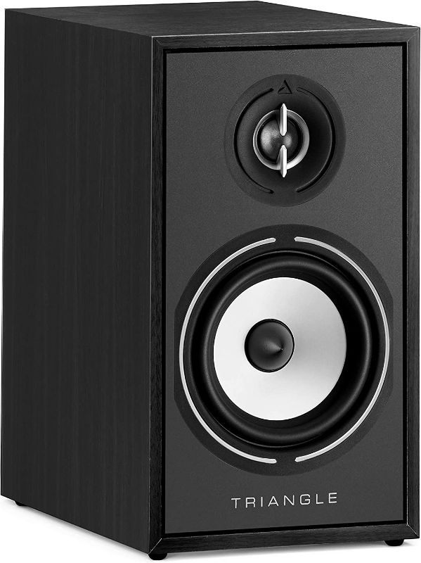 Photo 2 of *** NOT ABLE TO TEST *** triangle Borea BR02 Hi-Fi Bookshelf Speakers (Black Ash, Pair)
