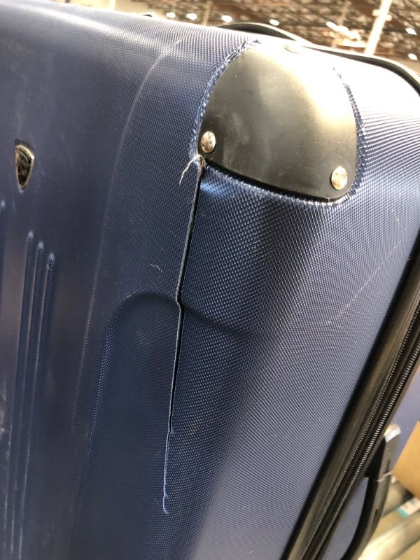Photo 5 of Travelers Club Chicago Hardside Expandable Spinner Luggage, Navy Blue, 5 Piece Set Navy Blue 5 Piece Set
