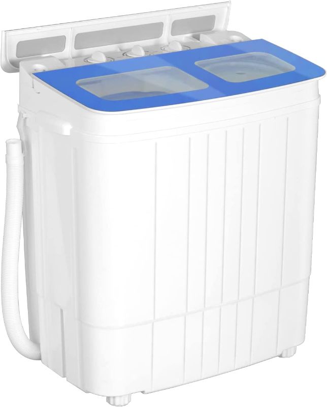 Photo 1 of 
INTERGREAT Mini Washing Machine, 17.6 Lbs Portable Compact Washer Machine and Dryer Combo w/11 Lbs Small Twin Tub Washer and 6.6 Lbs Spin Cycle for Camping,..