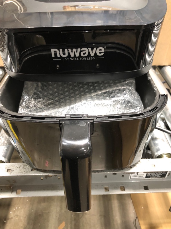 Photo 4 of ****does not power on*****
Nuwave Brio 7-in-1 Air Fryer Oven, 7.25-Qt with One-Touch Digital Controls, 50°- 400°F Temperature Controls in 5° Increments, Linear Thermal (Linear T) for Perfect Results, Black
