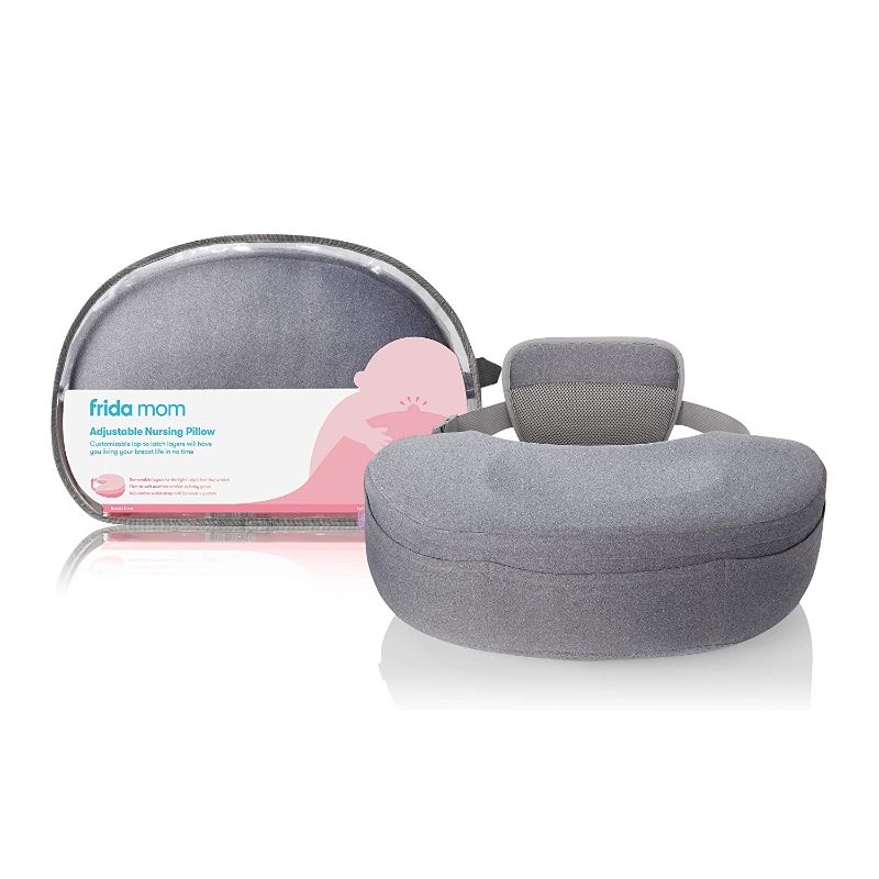 Photo 1 of Frida Mom Adjustable Nursing - Customizable Breastfeeding Pillow for Mom + Baby Comfort with Back Support, Adjustable Wrap Around Waist Strap, Pockets for Heat Relief
