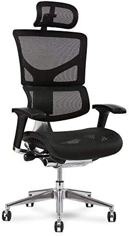 Photo 1 of **PARTS ONLY**X-Chair X2 Management Task Chair, Black K-Sport Mesh Fabric with Headrest 
