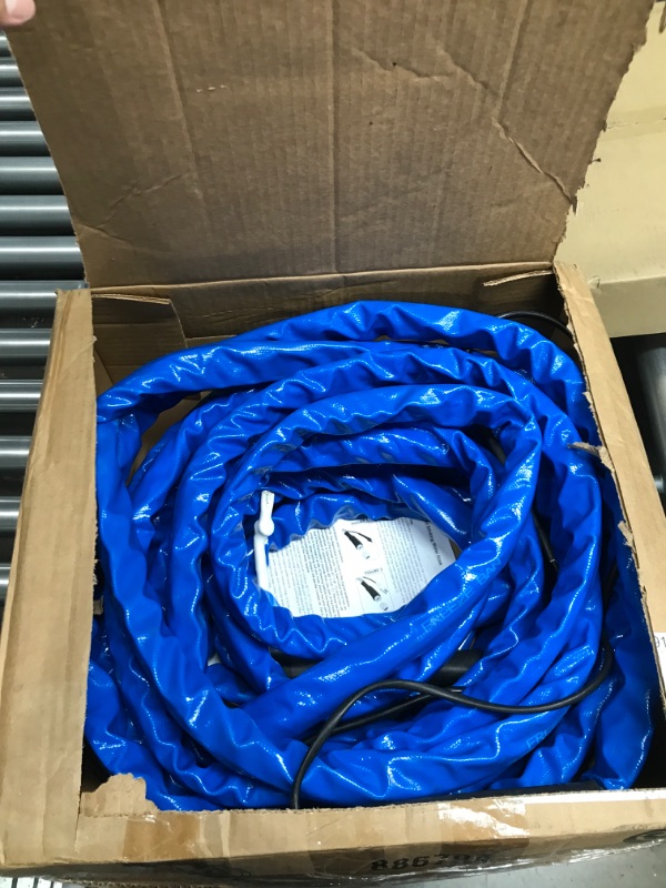 Photo 2 of Camco Heated Drinking Water Hose, - 20° F, 50-Foot, 5/8-Inch ID (22912-A) 50' Cold Weather (Freeze Protection to - 20?F) Frustration-Free Packaging