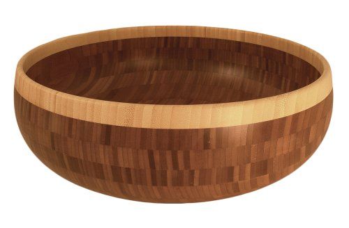 Photo 1 of **VERY MINOR CRACK**
Totally Bamboo Classic Extra-Large Bamboo Serving Bowl 16 X 16 X 6
