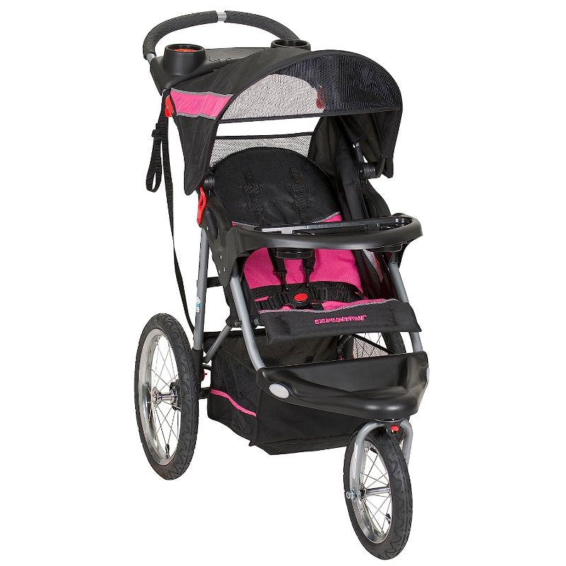 Photo 1 of Baby Trend Expedition Jogger Stroller, Bubble Gum