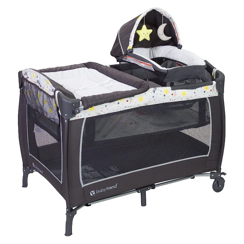 Photo 1 of Baby Trend Lil Snooze Deluxe 2 Nursery Center, Twinkle Twinkle Moon