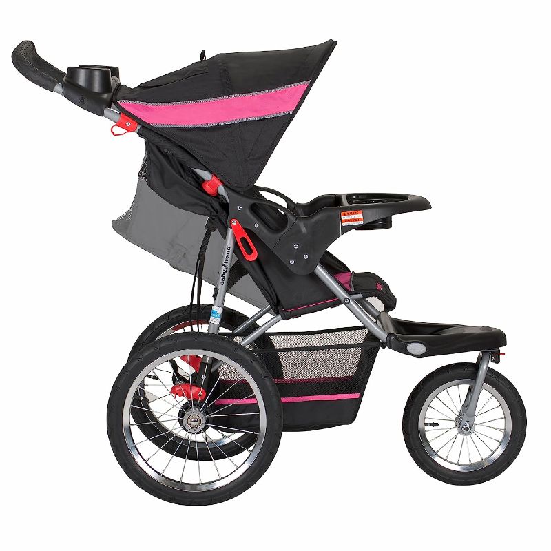 Photo 4 of Baby Trend Expedition Jogger Travel System, Bubble Gum