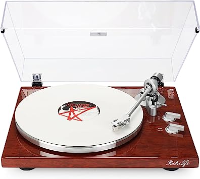 Photo 1 of Turntable Record Player Bluetooth Built-in Phono Pre-amp 2-Speed Belt-Driven with Adjustable Counterweight Magnetic Cartridge Vinyl Recording via PC Turntables for Vinyl Records
