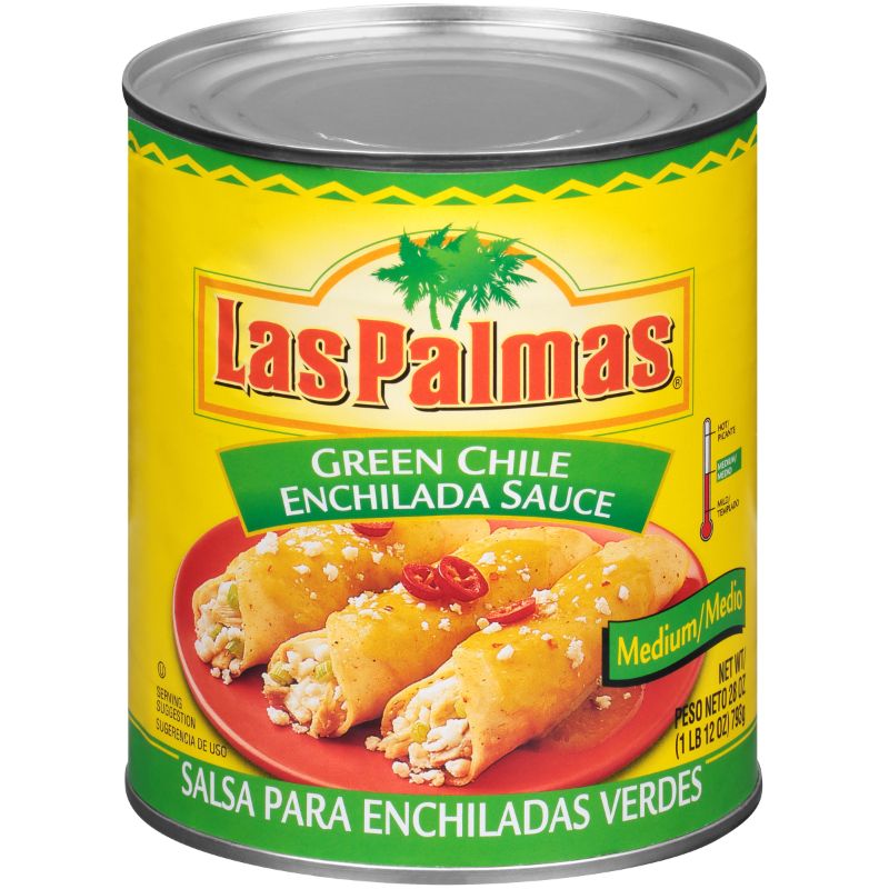 Photo 1 of *EXPIRE Jan 2025*
Las Palmas Medium Green Chile Enchilada Sauce, 28 oz Can (11 pck)
