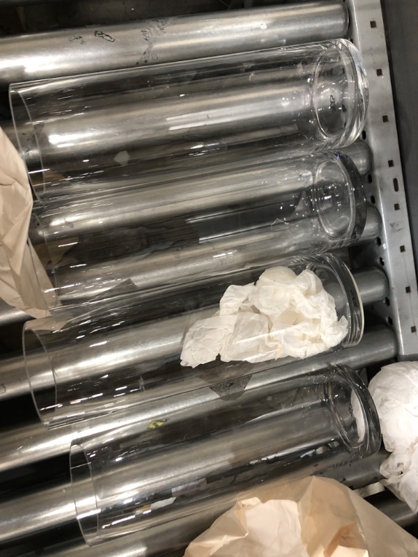 Photo 1 of 1ft clear flower vase 4 pack 