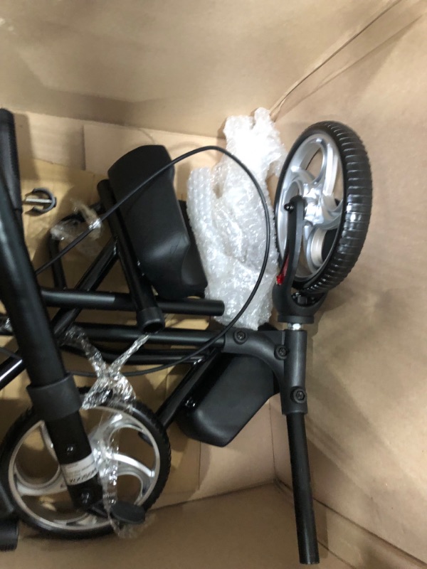Photo 1 of Koosom Rollator Walkers with Seat and Brakes Heavy Duty with 10" Wheels,2 Ways Folding Senior Walker
