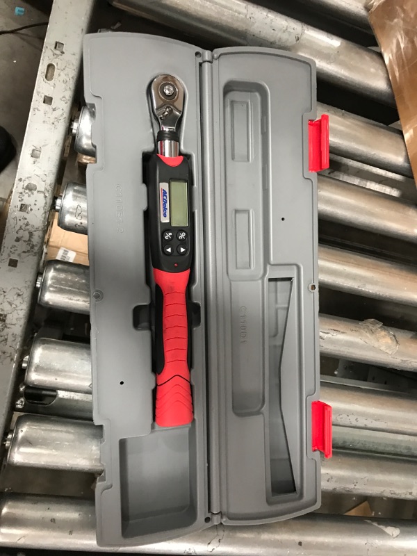 Photo 2 of ACDelco ARM601-3 3/8” (3.7 to 37 ft-lbs.) Digital Torque Wrench with Buzzer and LED Flash Notification – ISO 6789 Standards with Certificate of Calibration