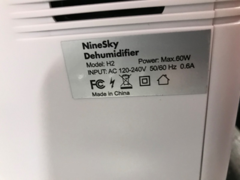 Photo 3 of NineSky Dehumidifier for Home, 88 OZ Water Tank, Dehumidifier for Bathroom,
