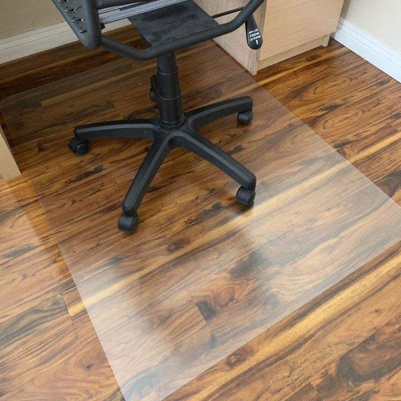 Photo 1 of Polycarbonate Office Chair Mat for Hardwood Floor, Floor Mat for Office Chair (Rolling Chairs), Desk Mat & Office Mat for Hardwood Floor (36"x48")
