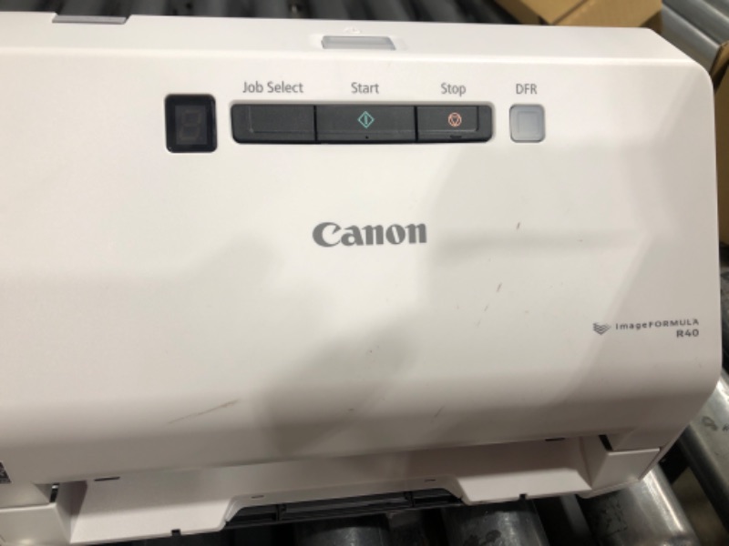 Photo 2 of Canon imageFORMULA R40 Office Document Scanner For PC and Mac, Color Duplex Scanning, Easy Setup For Office Or Home Use, Includes Scanning Software R40 Document Scanner