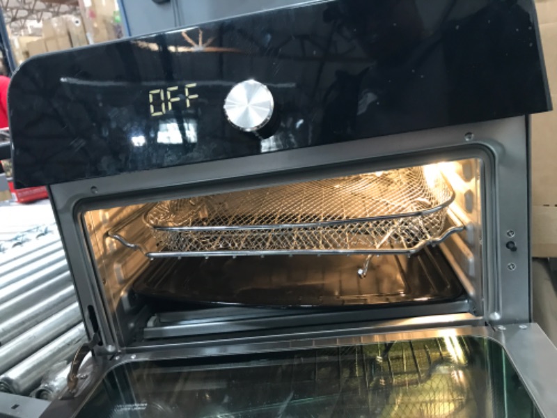 Photo 3 of Instant Omni Plus 19 QT/18L Air Fryer Toaster Oven Combo, From the Makers of Instant Pot, 10-in-1 Functions, Fits a 12" Pizza, 6 Slices of Bread, App with Over 100 Recipes, Stainless Steel
