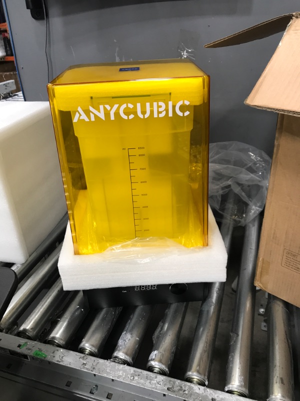 Photo 3 of ANYCUBIC Wash Cure Machine Plus, 2 in 1 Large UV Washing & Curing Box L-Shaped Strip Curing Light for Photon Mono X LCD SLA DLP 3D Printing Models, Curing Size: 190mm(D) 245mm(H) L-WACH CURE PLUS