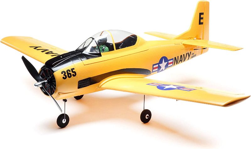 Photo 1 of E-flite RC Airplane T-28 Trojan 1.1m BNF Basic Transmitter Battery and Charger not Included with AS3X and Safe Select EFL08250
