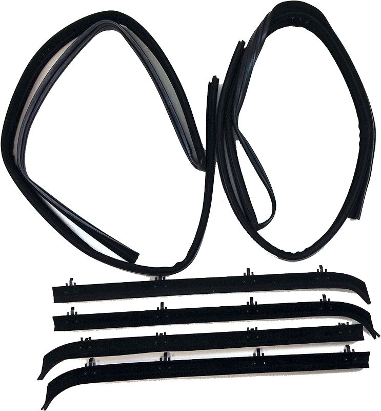 Photo 2 of (UNKNOWN MAKE/MODEL) Window Sweep & Run Channel Weatherstrip Seal Kit 6pc(?)