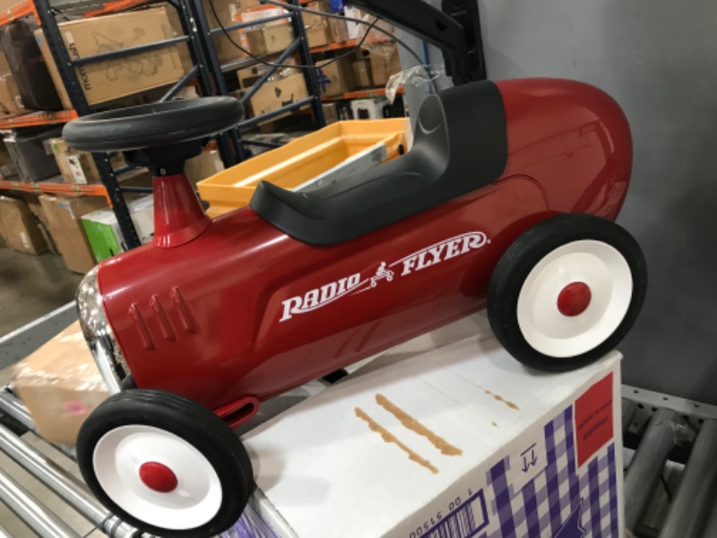 Photo 2 of 
Radio Flyer Little Red Roadster, Toddler Ride on Toy, Ages 1-3 (Amazon Exclusive), 24“ Length
