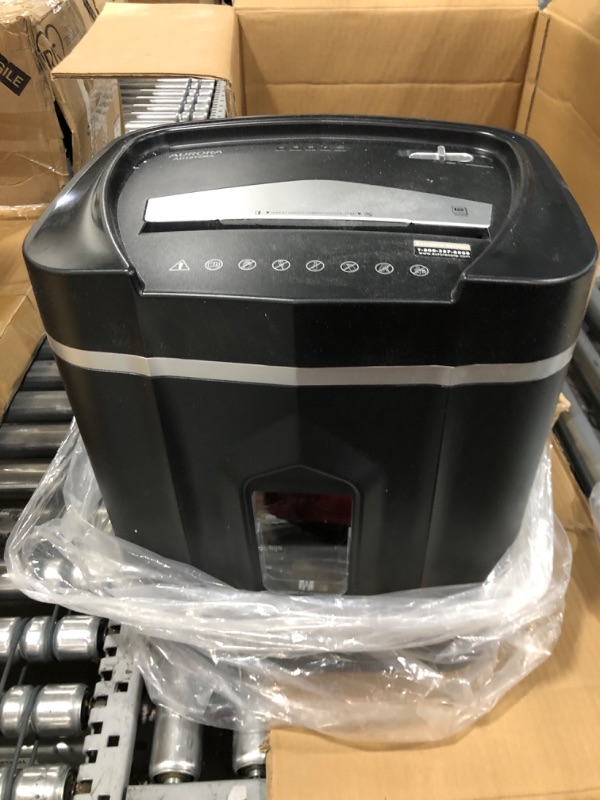 Photo 2 of Aurora AU1210MA Professional Grade High Security 12-Sheet Micro-Cut Paper/ CD and Credit Card/ 60 Minutes Continuous Run Time Shredder