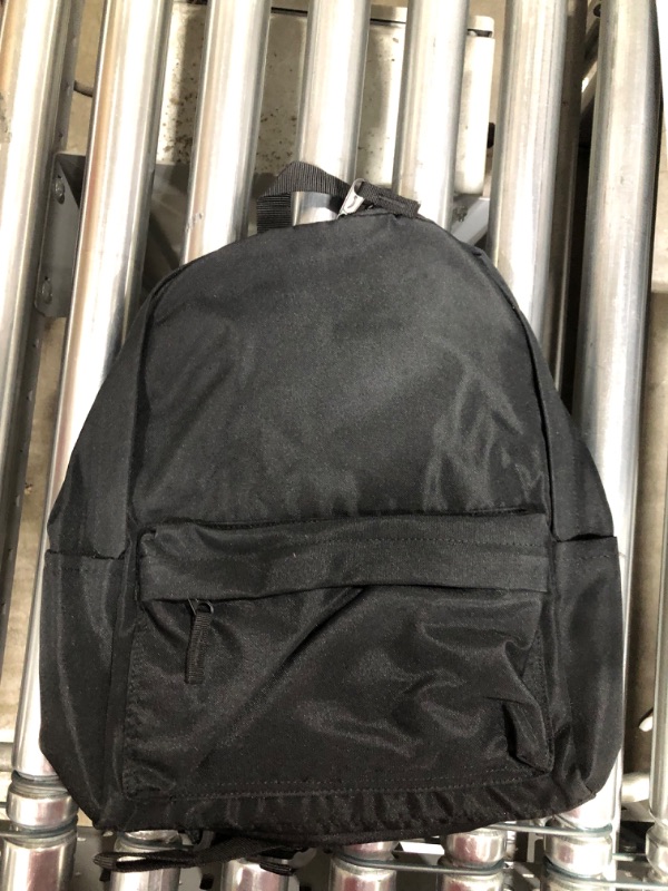 Photo 2 of Amazon Basics Classic School Backpack - Black 1-Pack Backpack Only Black