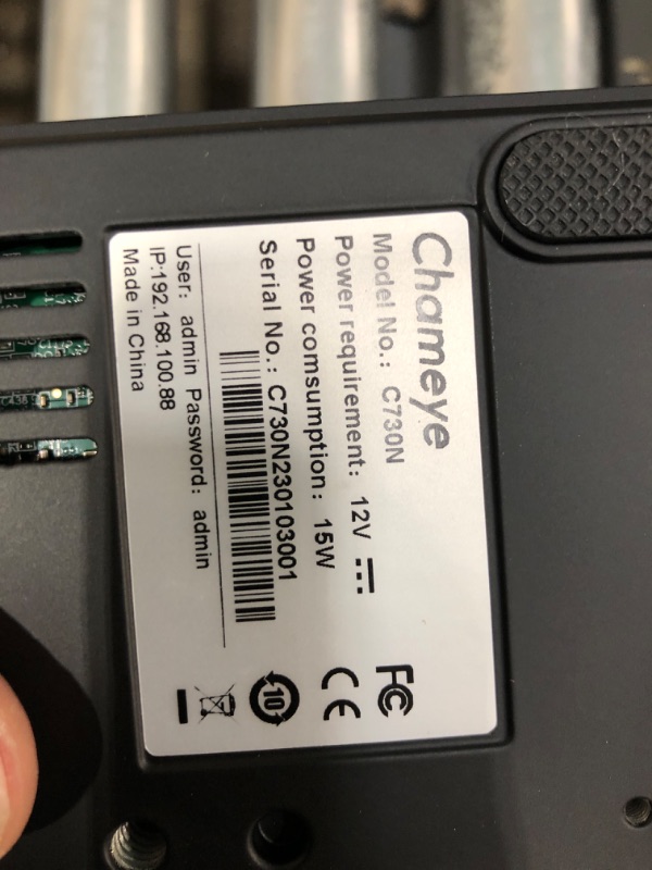 Photo 2 of *NOT TESTED*  Chameye NDI PTZ Camera 30x Optical Zoom AI Auto Tracking PTZ Camera with LCD Display, NDI 3G-SDI IP 1080P 60fps PoE Live Streaming HDMI PTZ Camera for Church Worship Education Events, C730N Black