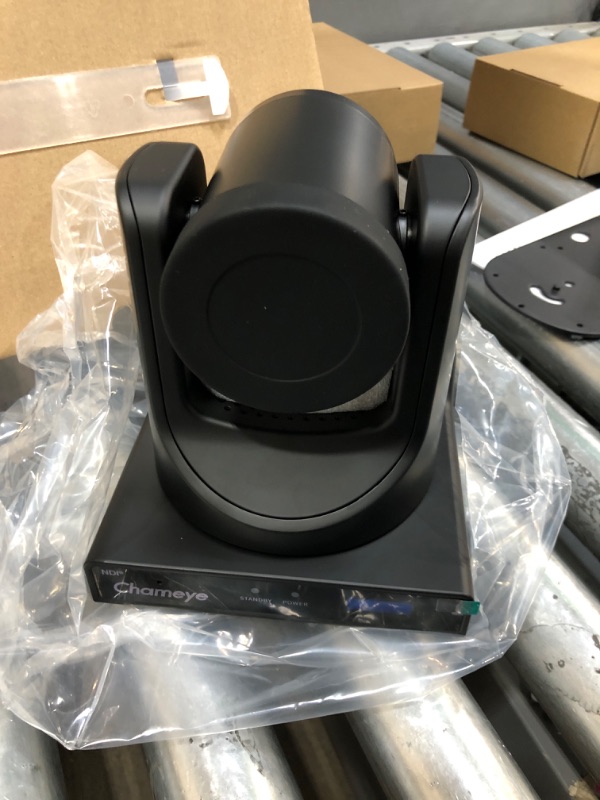 Photo 1 of *NOT TESTED*  Chameye NDI PTZ Camera 30x Optical Zoom AI Auto Tracking PTZ Camera with LCD Display, NDI 3G-SDI IP 1080P 60fps PoE Live Streaming HDMI PTZ Camera for Church Worship Education Events, C730N Black