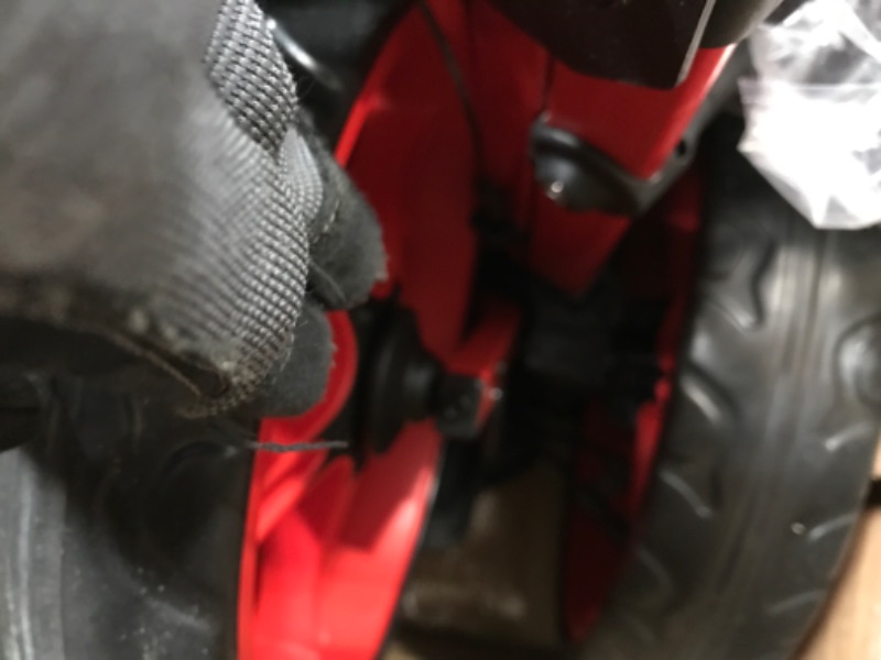 Photo 1 of Caddytek CaddyLite Compact Semi-Auto Folding and Unfolding Golf Push Cart, Red