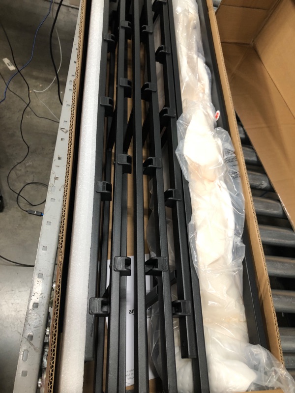 Photo 1 of Amazon Basics Smart Box Spring Bed Base, 7-Inch Mattress Foundation - Twin Size, Tool-Free Easy Assembly Twin 7-Inch Smart Box Spring