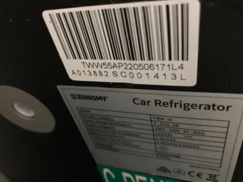 Photo 8 of Euhomy 12 Volt Refrigerator Rechargeable Battery(Not Included), 48Quart Dual Zone APP Control -4?-68? with 12/24DC & 110-240AC, Car Refrigerators Portable Freezer, RV,Camping, Travel, Outdoor or Home. 48QT