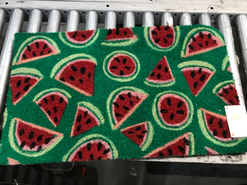 Photo 2 of 16x26 Watermelon Doormat Green - Sun Squad