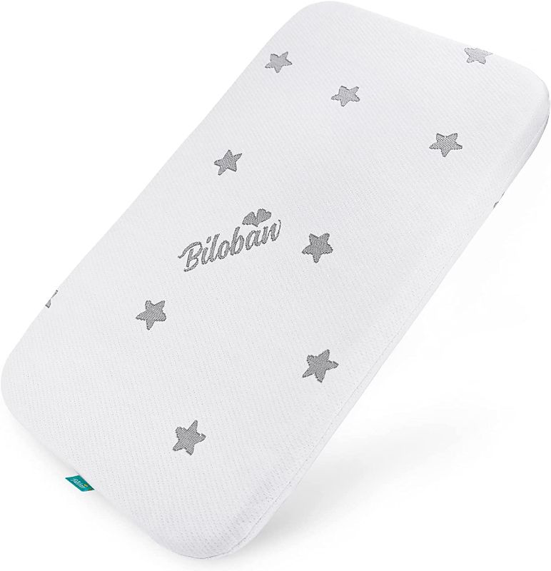 Photo 1 of Bassinet Mattress Topper Compatible with Baby Delight Beside Me Dreamer Bassinet, Dream On Me Traveler & Skylar Bassinet, Waterproof & Breathable, White
