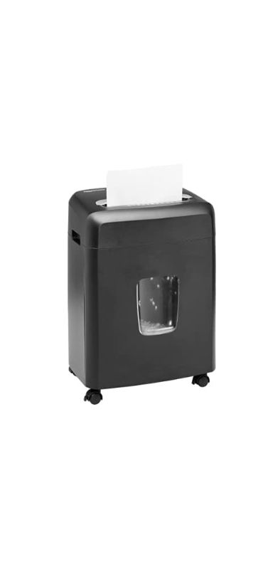 Photo 1 of Amazon Basics 12 Sheet Micro-Cut Paper,Credit Card and CD Shredder for Office/Home & 