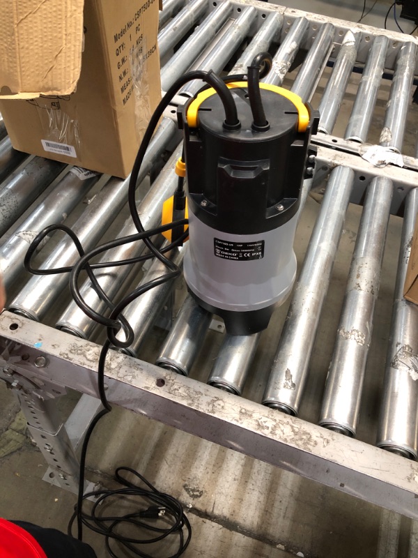 Photo 4 of **USED** DEKOPRO Sump Pump,750W Submersible Water Pump with Float Switch for Swimming Pool, Tub, and Garden Irrigation and Long 16ft Cable New Generation 1 HP Sump Pump