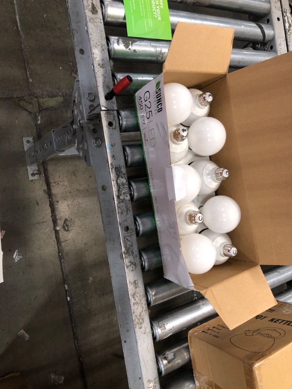 Photo 2 of **NEW** Sunco Lighting 10 Pack Vanity Globe Light Bulbs G25 LED for Bathroom Mirror 40W Equivalent 6W, 3000K Warm White, Dimmable, 450 LM, E26 Base, Round Frosted Decorative Bulb, UL & Energy Star Listed 3000K Warm White 10 Count (Pack of 1)