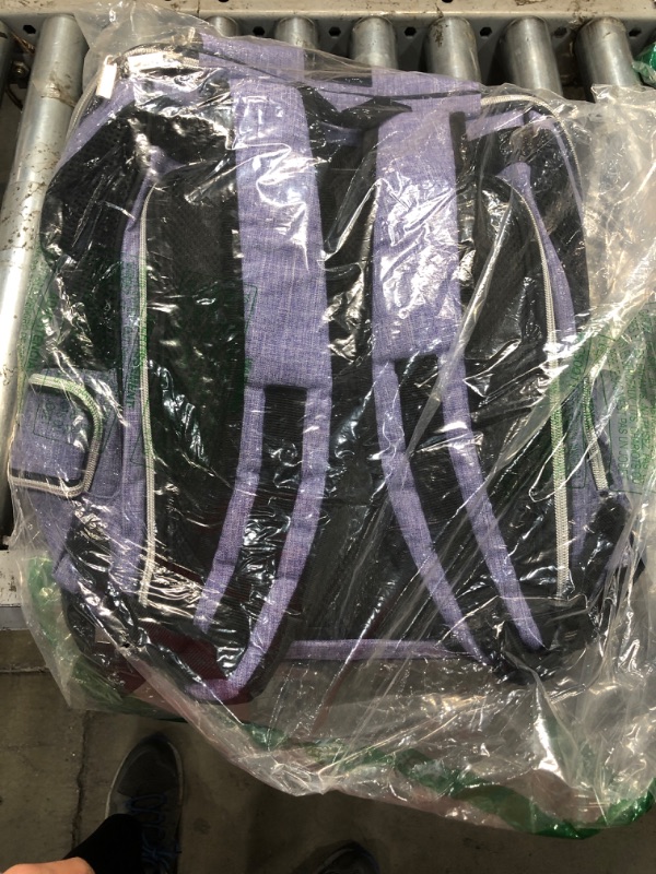 Photo 3 of **USED** BAGLHER Expandable Pet Carrier Backpack?Pet Backpack for Small Cats Puppies Dogs Bunny, Airline-Approved Ventilate Backpack for Travel, Hiking and Outdoor Use. Purple