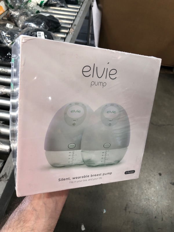 Photo 2 of **NEW** Elvie Pump (Double) Smart Wearable Electric Breast Pump | Hands-Free Portable Breast Pump with App & 2-Modes | The Smallest Quietest Smartest Wearable Pump Double Pump