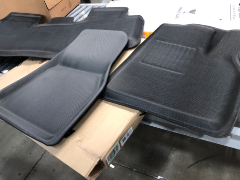 Photo 2 of **USED** Tesla Model Y Floor Mats - Accessories: 2023 2022 2021 All Weather Front Rear seat Cargo Liner Waterproof Anti-Slip with 3D Heavy Duty XPE and TPR Easy Clean - AD3UNDER