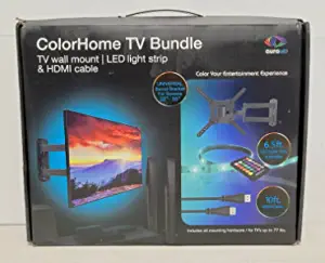 Photo 1 of Hampton Bay Lighting Aura LED Color Home TV Mount Combo Pack, 55 inches