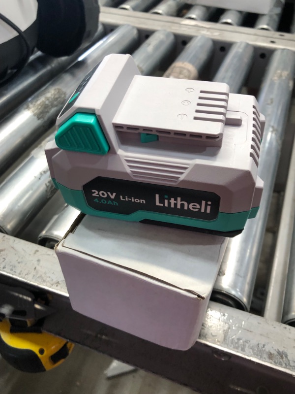 Photo 1 of Litheli Cordless Lawn Mower 13 Inch, 5 Heights, 20V Electric Lawn Mowers for Garden, Yard and Farm, with Brushless Motor, 4.0Ah Battery & Charger Included