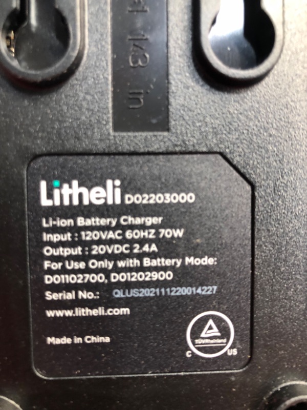 Photo 1 of Litheli Cordless Lawn Mower 13 Inch, 5 Heights, 20V Electric Lawn Mowers for Garden, Yard and Farm, with Brushless Motor, 4.0Ah Battery & Charger Included