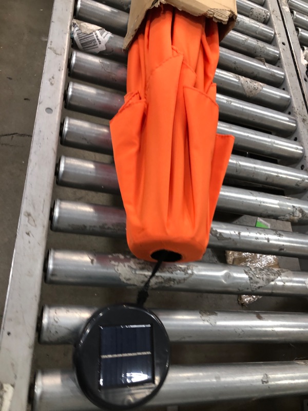 Photo 3 of **USED/POSSIBLE DAMAGE** Orange LED Umbrella 