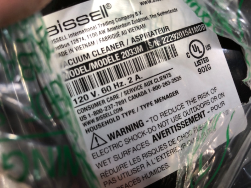 Photo 1 of **USED**   BISSELL FeatherWeightâ Featherweight Stick Lightweight Bagless Vacuum with Crevice Tool, 2033M, Black