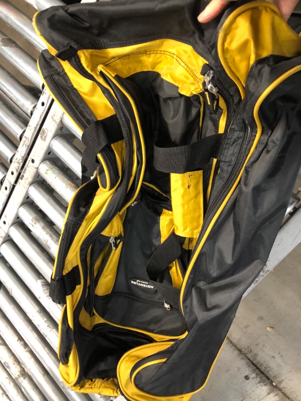 Photo 1 of **USED/MINOR WEAR** Adventure Travel Club Rolling Bag- Yellow 