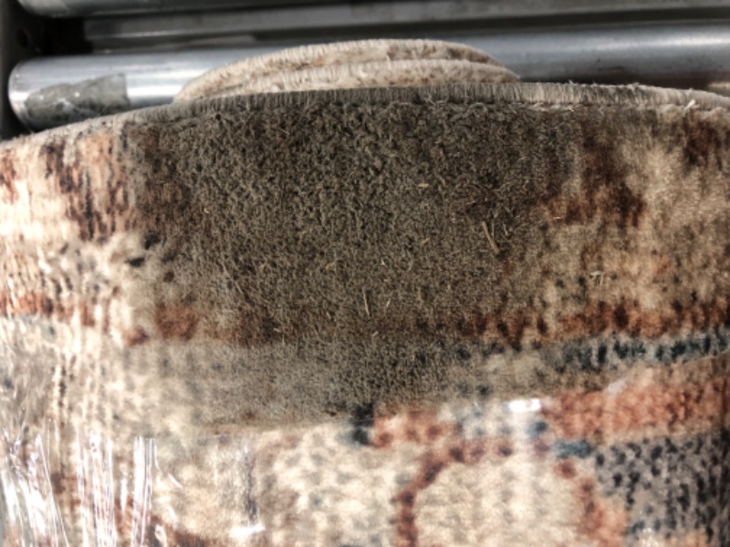 Photo 1 of **MINOR DIRT STAIN**Margot Ocean/Spice 8 ft. 6 in. x 11 ft. 6 in. Oriental 100% Polyester Area Rug
