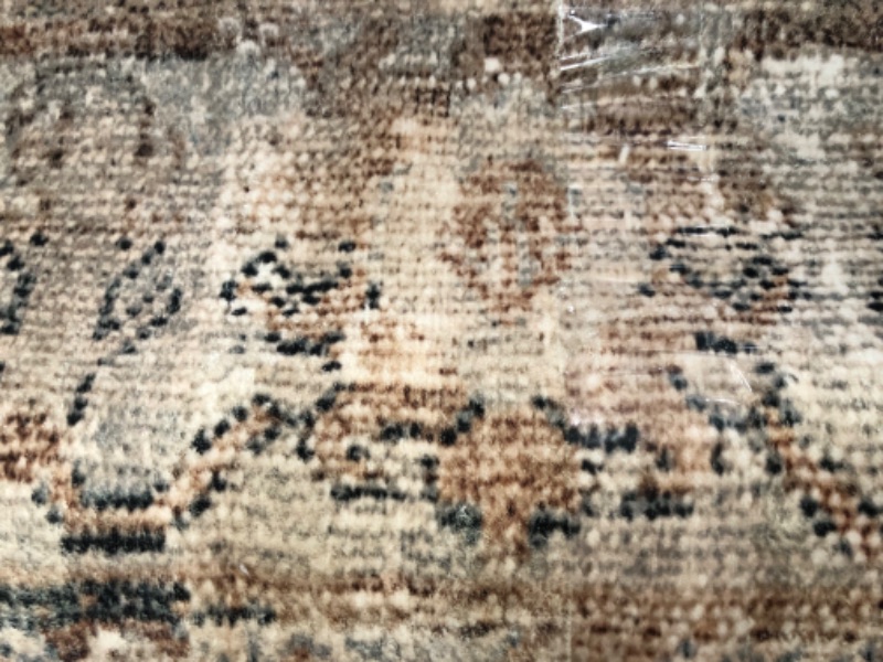 Photo 1 of **MINOR DIRT STAIN**Margot Ocean/Spice 8 ft. 6 in. x 11 ft. 6 in. Oriental 100% Polyester Area Rug
