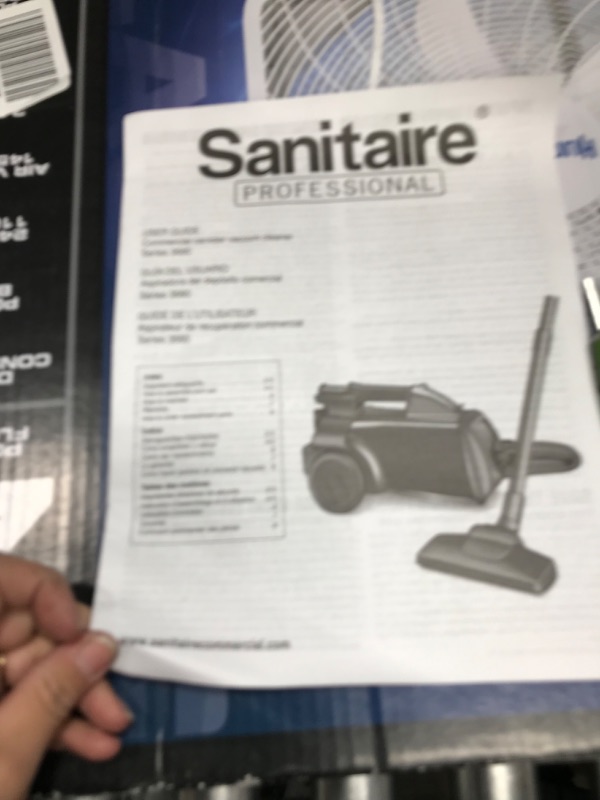 Photo 2 of Sanitaire Professional Compact Canister Vacuum Cleaner, SL3681A